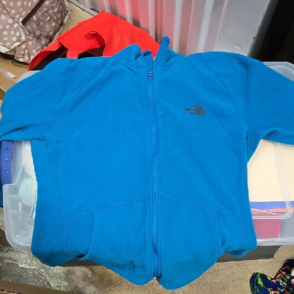 The North Face Womens Jacket. Color Is Turquoise.